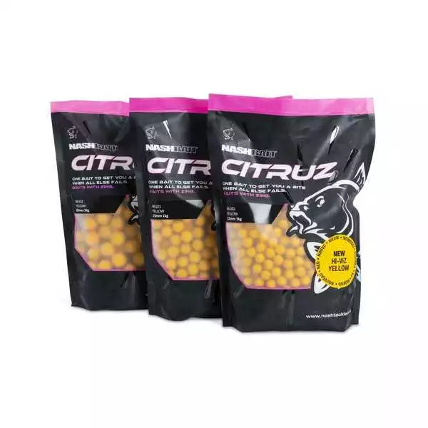 Nash Citruz Boilies Yellow 15 Mm 1 Kg 1 Nash Citruz Boilies Yellow 15 Mm 1 Kg
