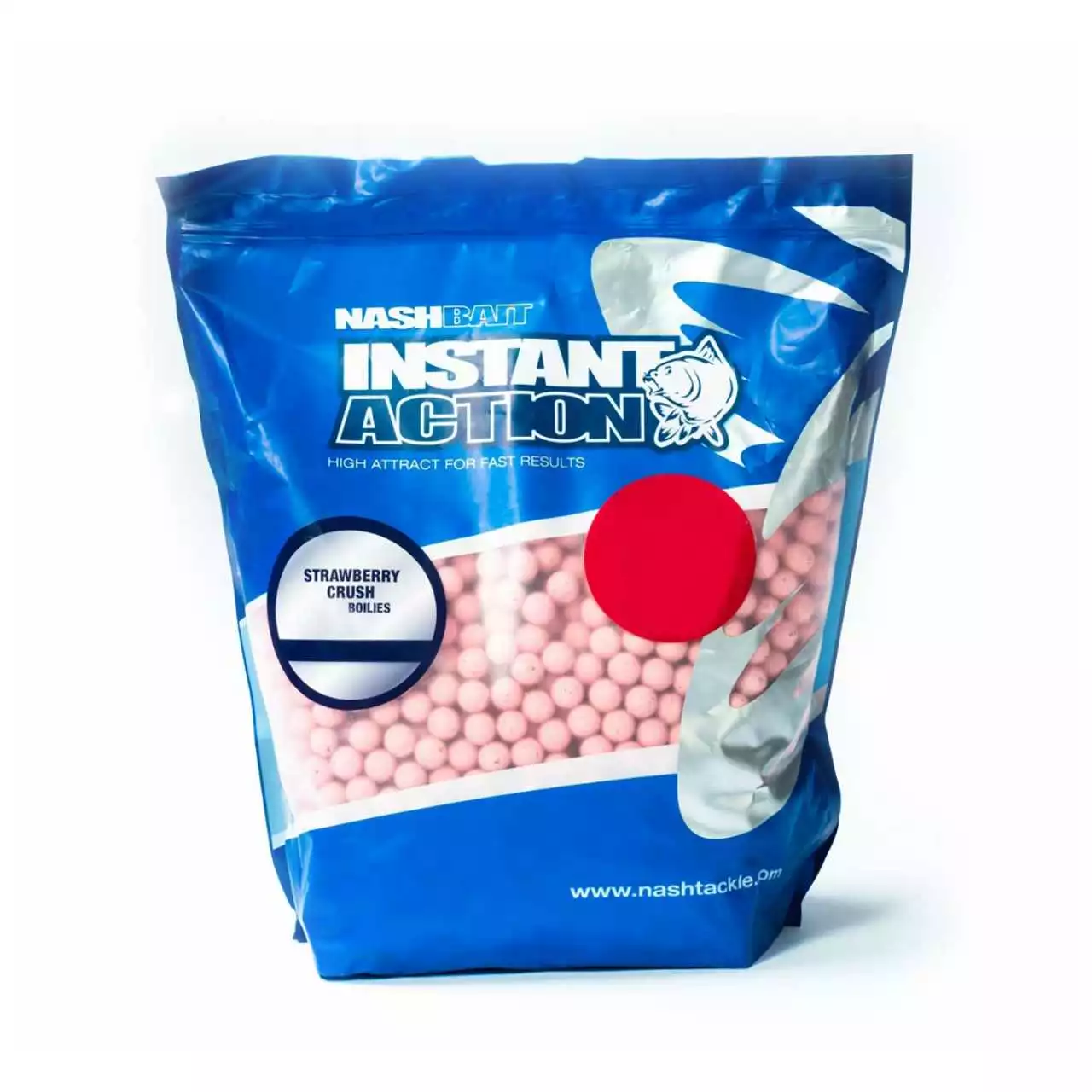 Nash Bait Strawberry Crush Boilies 15mm 5kg 1 Nash Bait Strawberry Crush Boilies 15mm 5kg