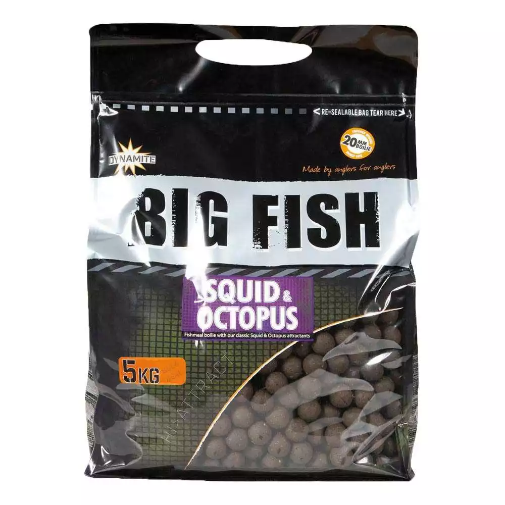 Dynamite Baits Big Fish Squid & Octopus Boilie 20mm 5kg 1 Dynamite Baits Big Fish Squid & Octopus Boilie 20mm 5kg