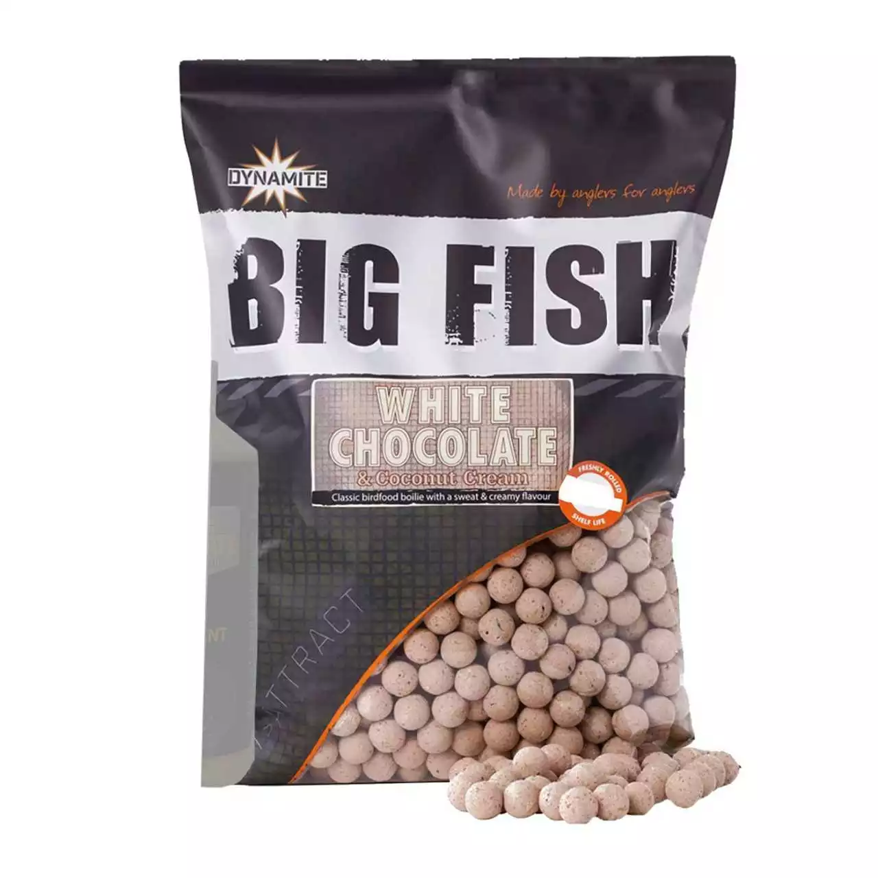 Dynamite Baits Boilies White Chocolate 1,8kg 15mm 1 Dynamite Baits Boilies White Chocolate 1,8kg 15mm